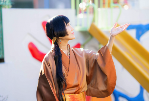 ゆみこ天女用着物写真